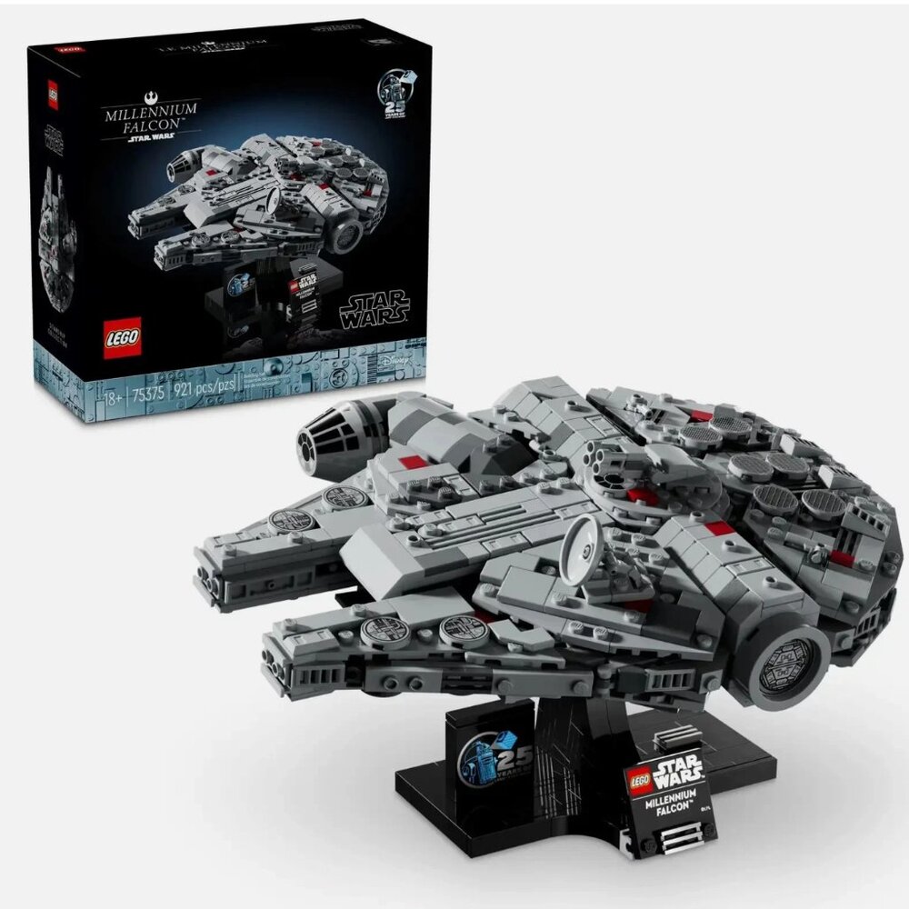 100% complete LEGO Star Wars: Millennium Falcon (75375) medium size w booklet
